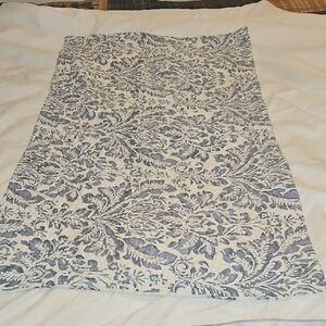 Blue and White Floral King Size Shams